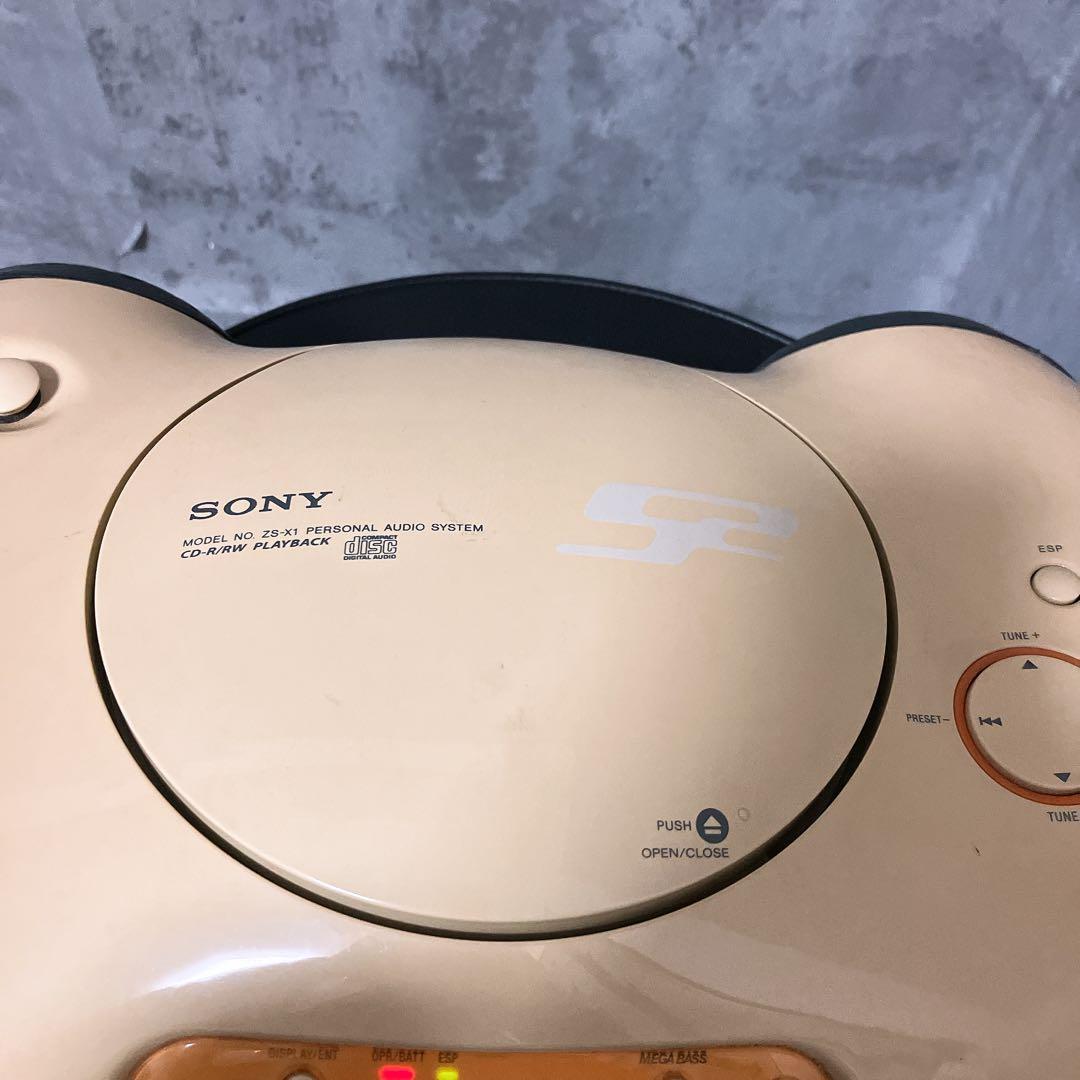【希少】ソニー CD AM FM ラジオ プレーヤー ZS-X1 日本未発売