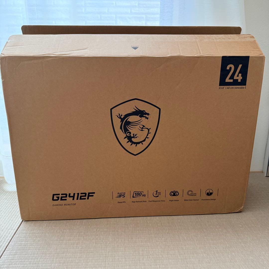 MSI ゲーミングモニター　23.8インチ　G2412F 本体