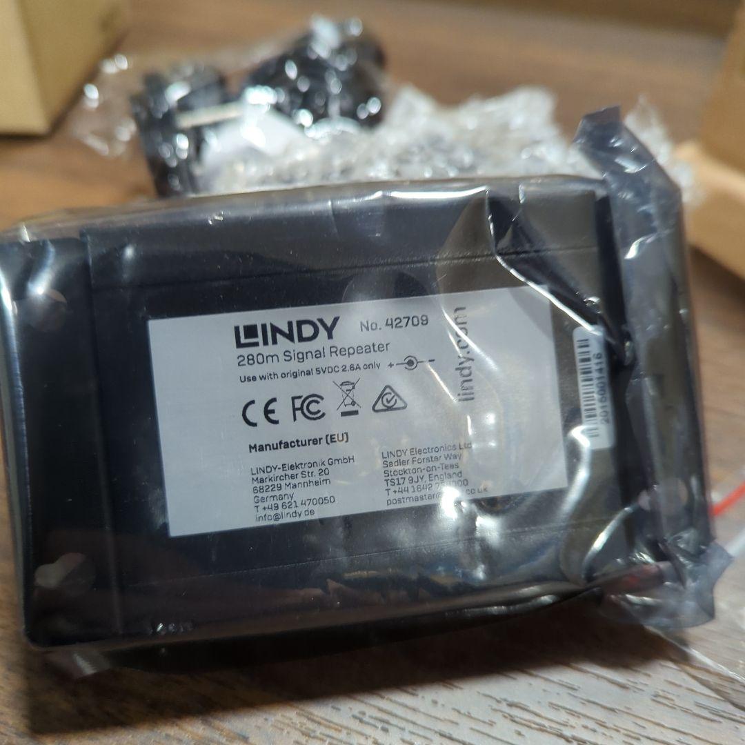 LINDY USB2.0シグナルリピータ42710用 280m 型番:42709