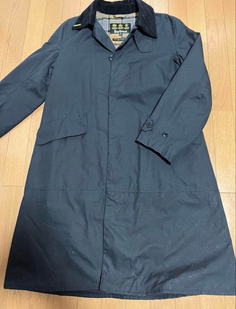 Barbour ネイビー モッズコート