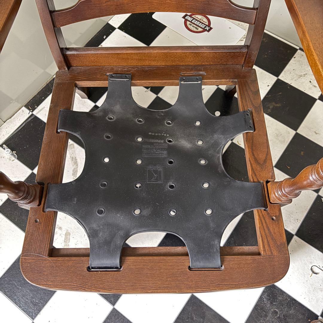 ①あずき様キツツキ　飛騨産業　穂高　ソファ　ボタニカル柄　レトロ