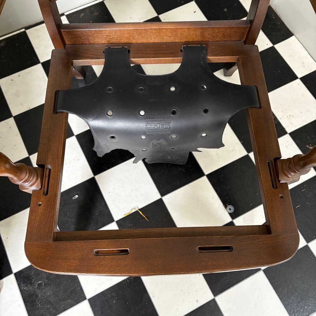 ①あずき様キツツキ　飛騨産業　穂高　ソファ　ボタニカル柄　レトロ