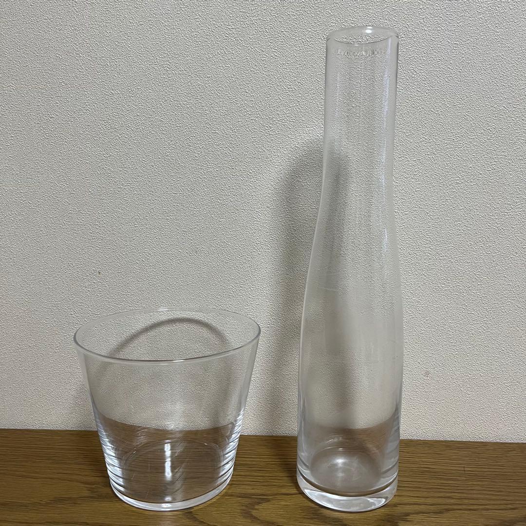 ※バケツ型のみ　ミモレ別注　Sghr スガハラ　フラワーベース２種セット