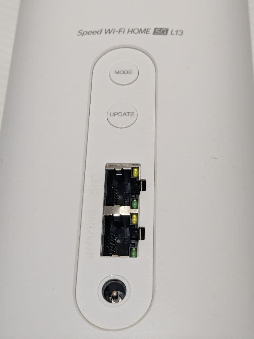 ジ*)様 UQ WiMAX　 Speed wifi 5G ホームルーターL13