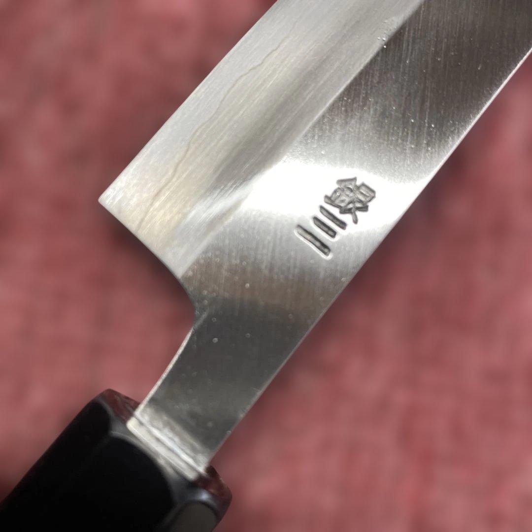 銀三　両刃　特製万能型ペティ包丁　150㎜ 5寸