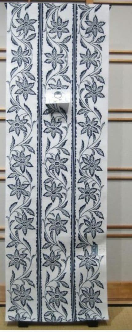 値下げしました。(月)に一旦停止します。日本橋竺仙 納戸色模様綿絽浴衣