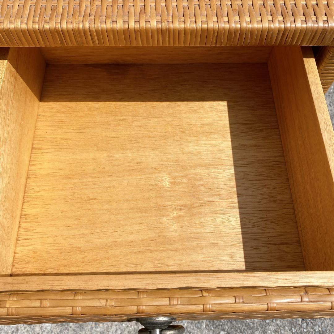 ラタン チェスト 6段引き出し レトロ アンティーク