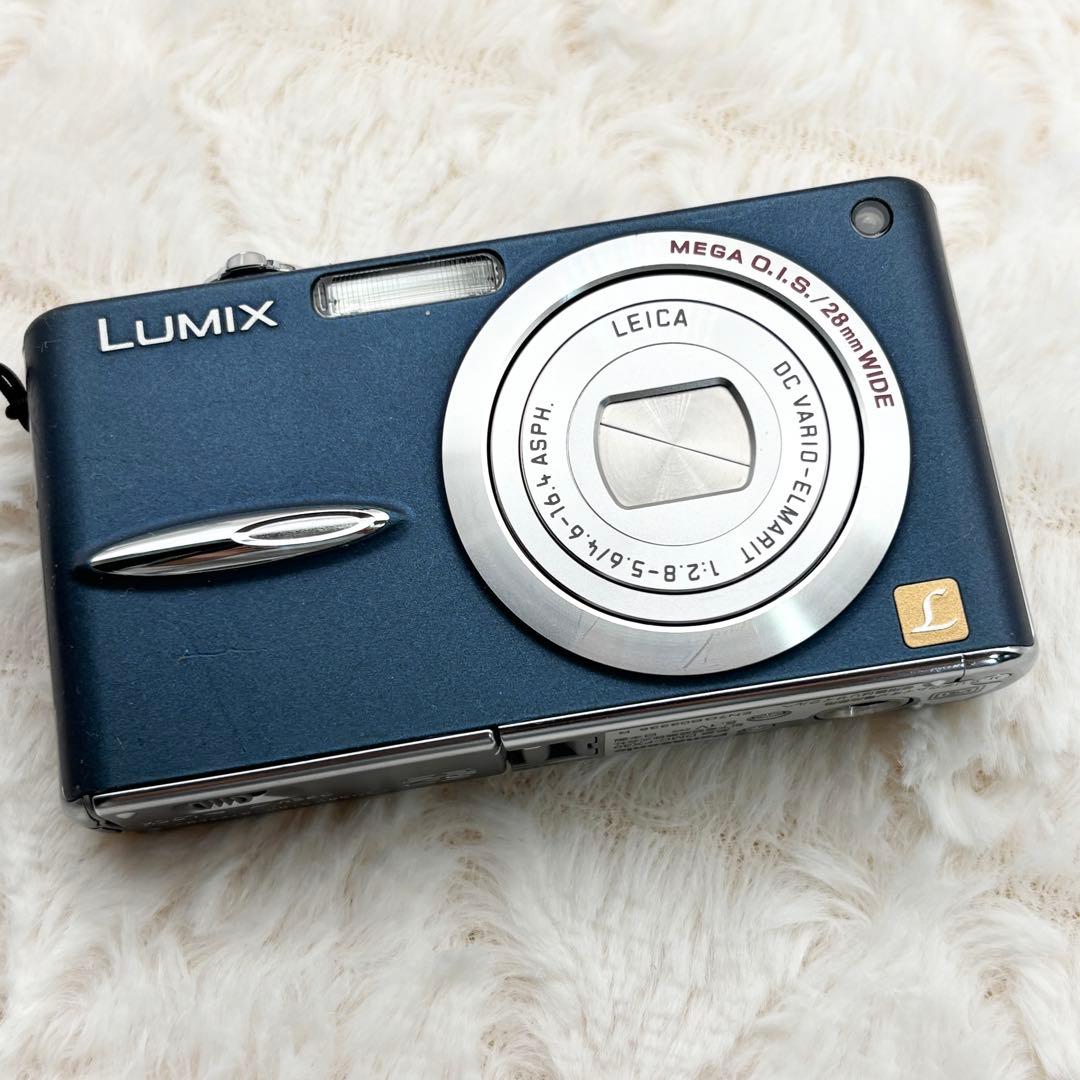 動作良好 付属品多数 Panasonic LUMIX DMC-FX30 ブルー