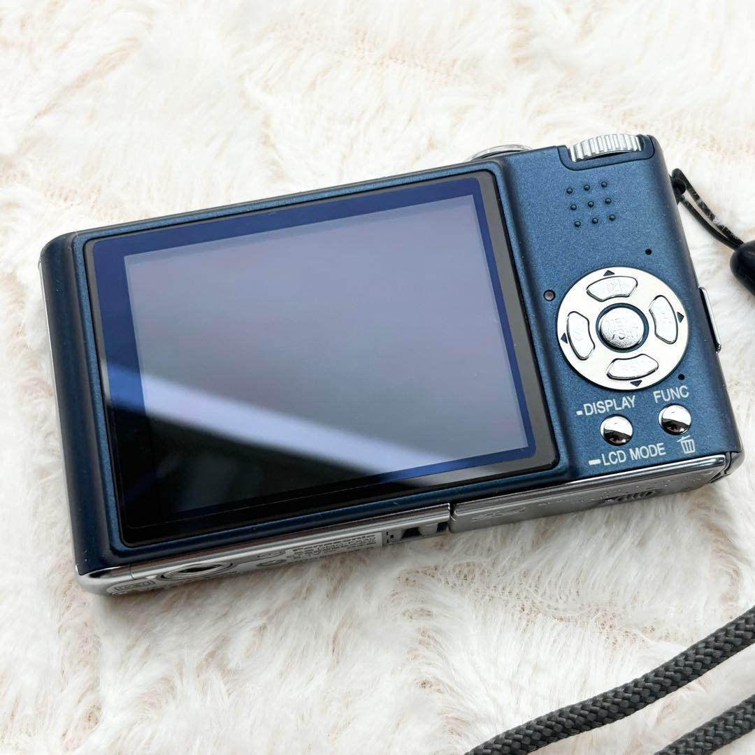 動作良好 付属品多数 Panasonic LUMIX DMC-FX30 ブルー