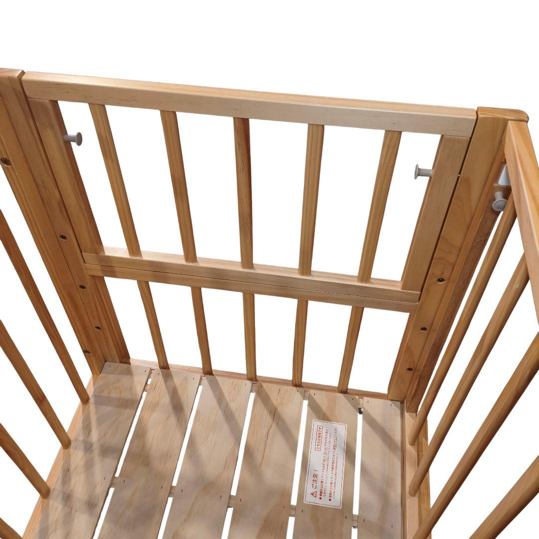 大和屋 そいねーる ミニベビーベッド ナチュラル 添い寝 延長ベルト・説明書付