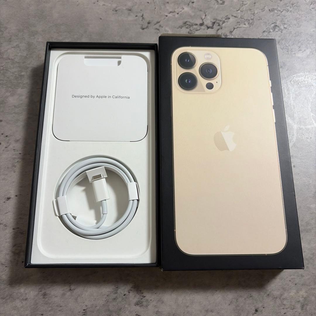 iPhone 13 Pro Maxゴールド 128GB 本体 純正ケース付き