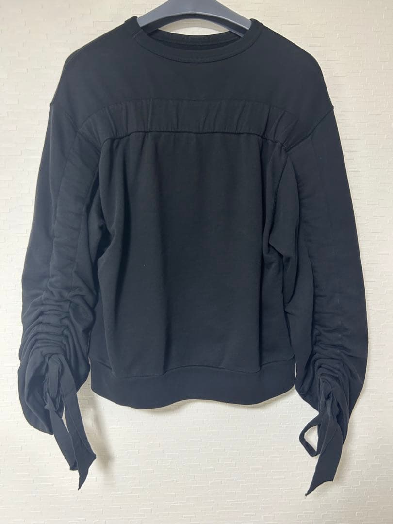 DRIES VAN NOTEN 20SS ブラック トレーナー リボン