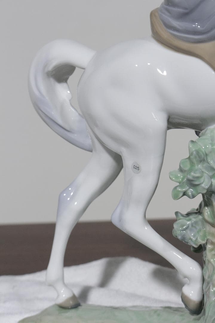 な*ん様 LLADROリヤドロ★白い馬の少女★20万★