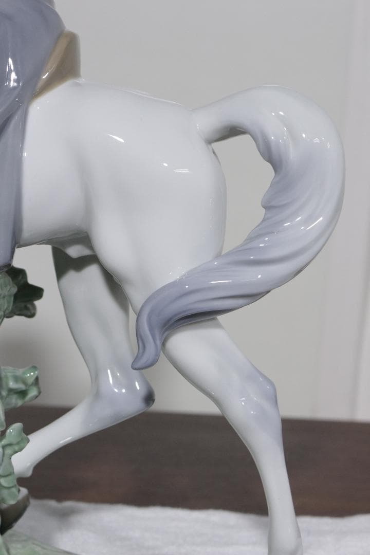 な*ん様 LLADROリヤドロ★白い馬の少女★20万★