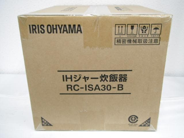 未使用品 アイリスオーヤマ IHジャー炊飯器 RC-ISA30-B