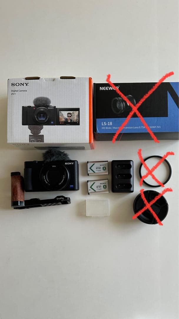 SONY ZV-1 デジタルカメラ グリップセット
