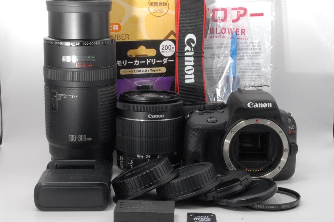 ✨新品級シャッター数✨Canon kiss X7 ダブルレンズ 動作良好◎