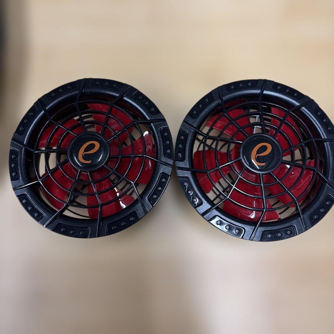 [美品]elemai 2025年モデル空気調節作業服バッテリーファンセット