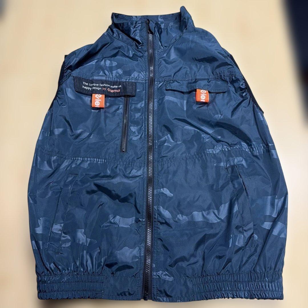 [美品]elemai 2025年モデル空気調節作業服バッテリーファンセット