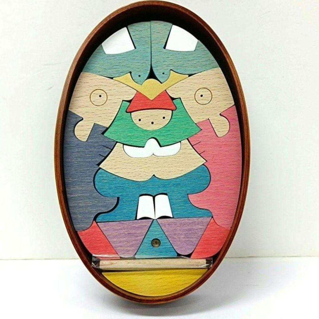 小黒三郎　五月人形　KK223 楕円鯉武者（小）漆塗容器付