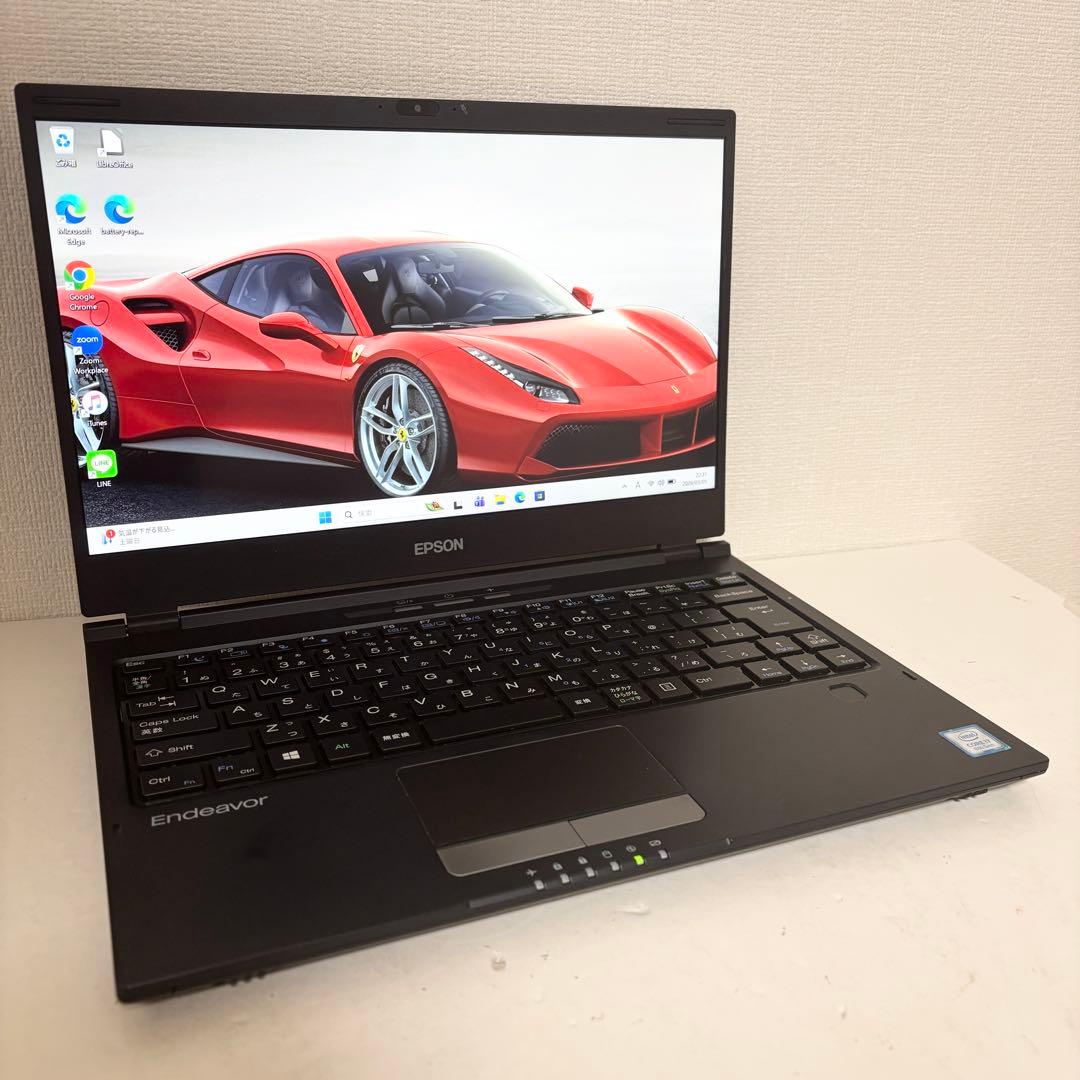 【極美品・高性能】i7第8世代✨EPSON Endeavor バッテリー良