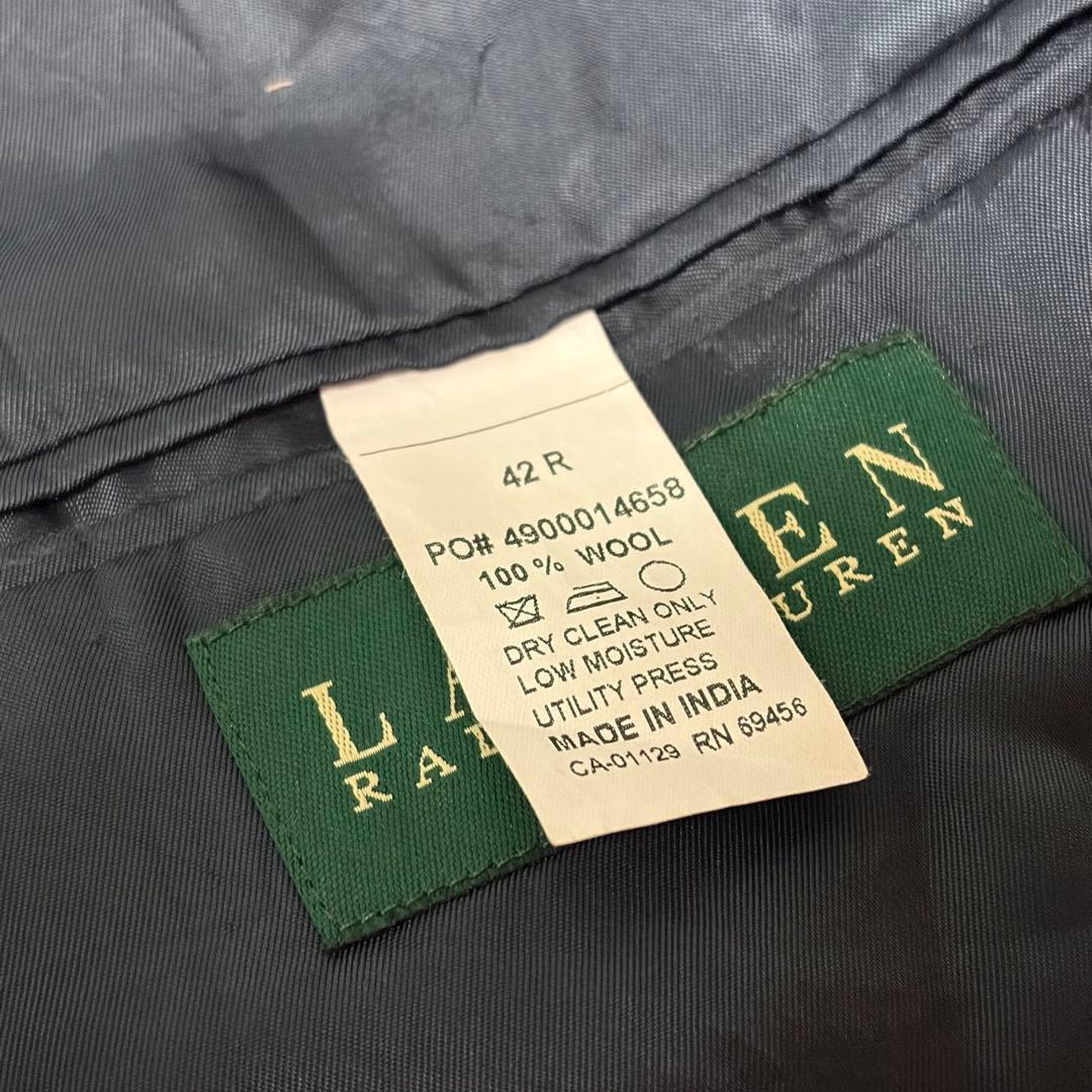 極美品✨ローレンラルフローレン✨XL 大きいサイズ 紺ブレザー 金ボタン