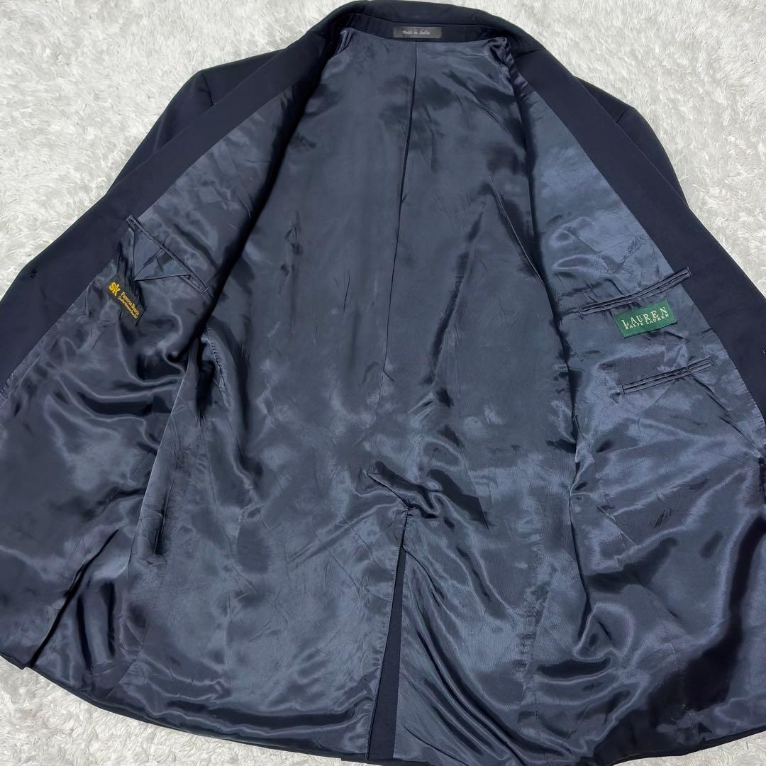 極美品✨ローレンラルフローレン✨XL 大きいサイズ 紺ブレザー 金ボタン