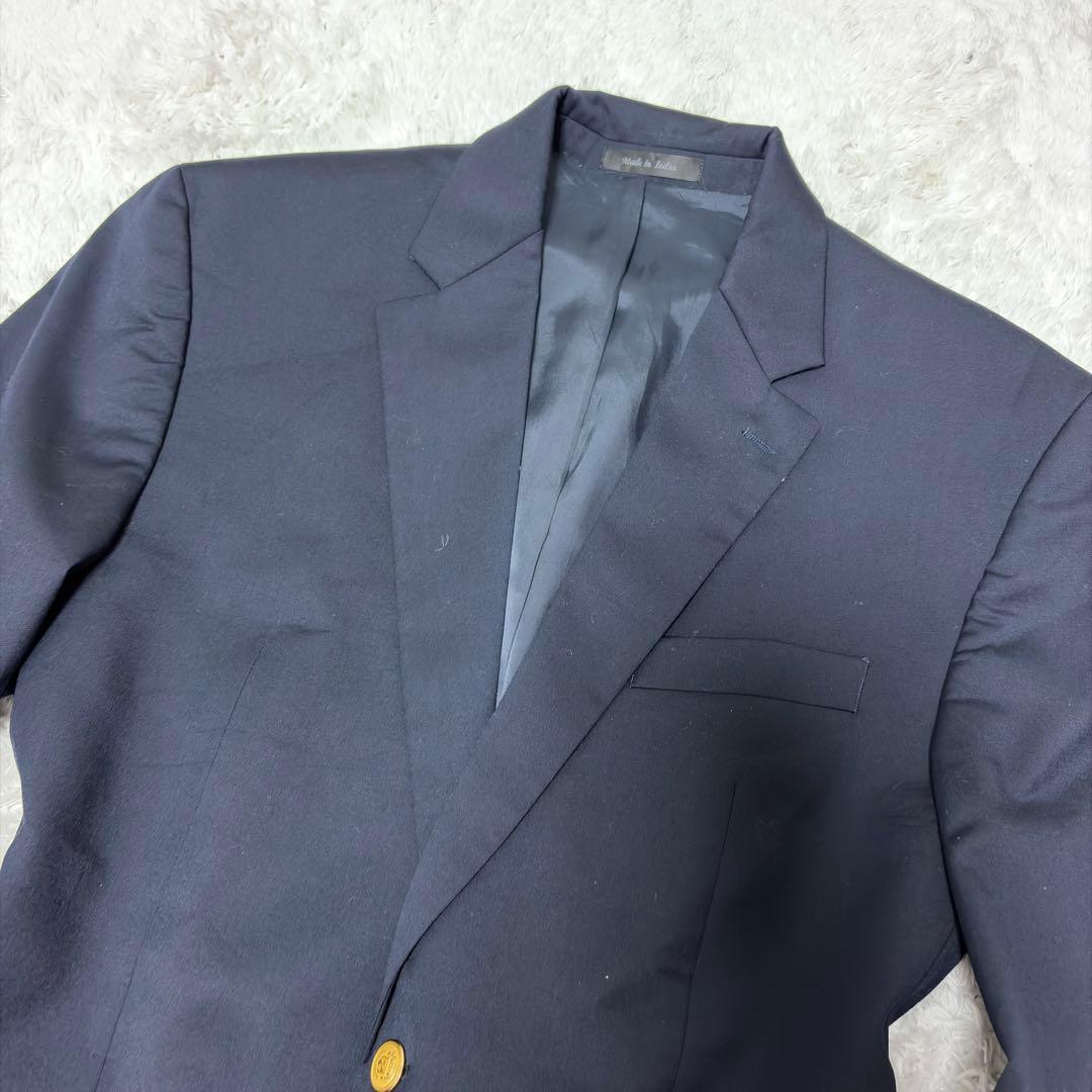 極美品✨ローレンラルフローレン✨XL 大きいサイズ 紺ブレザー 金ボタン