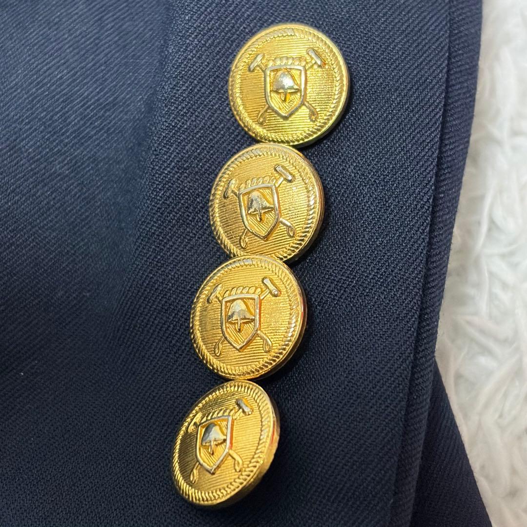 極美品✨ローレンラルフローレン✨XL 大きいサイズ 紺ブレザー 金ボタン