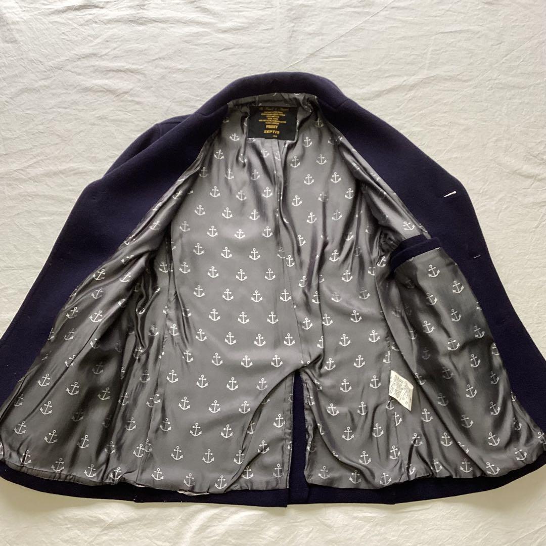 FEDELITY x SEPTIS メルトン ネイビーブレザー メタルボタン M