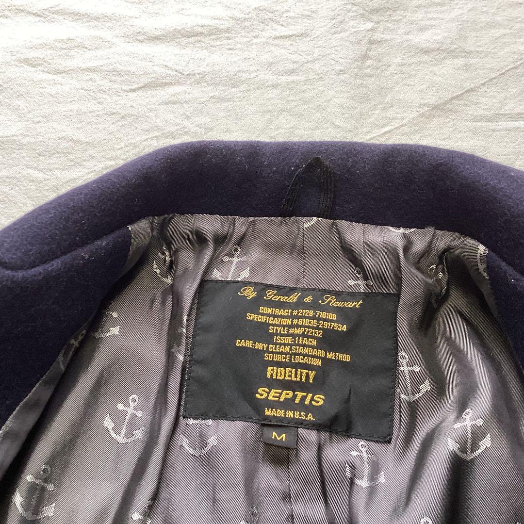 FEDELITY x SEPTIS メルトン ネイビーブレザー メタルボタン M