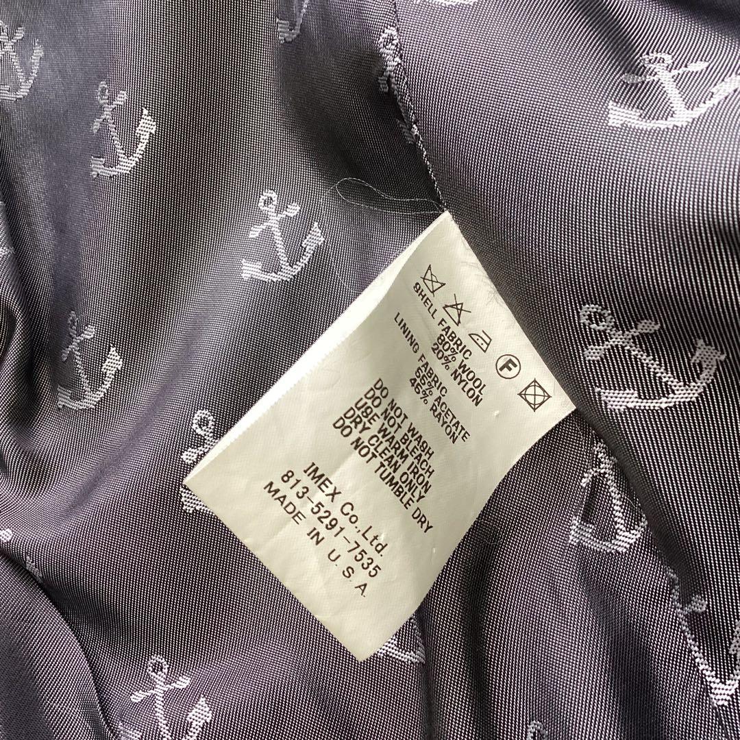 FEDELITY x SEPTIS メルトン ネイビーブレザー メタルボタン M