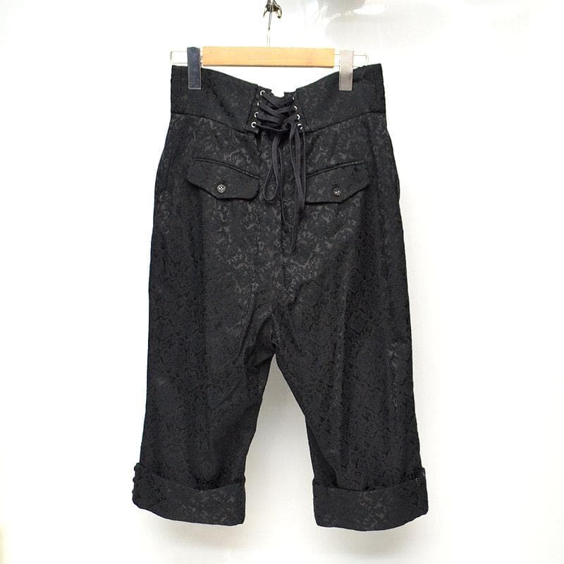 未使用★ATELIER BOZ　アトリエボズ　レースアップ　ハーフパンツ