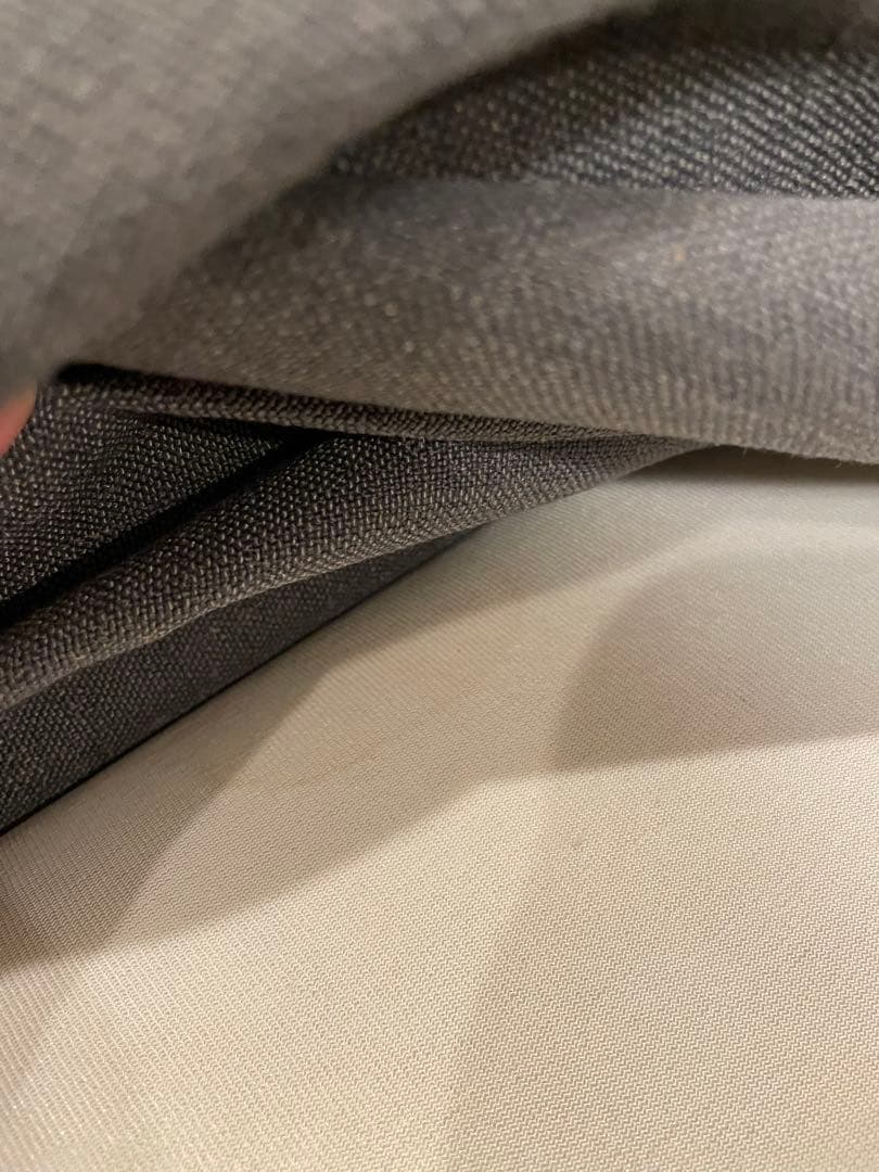 グレー 布製ソファ 2人掛け