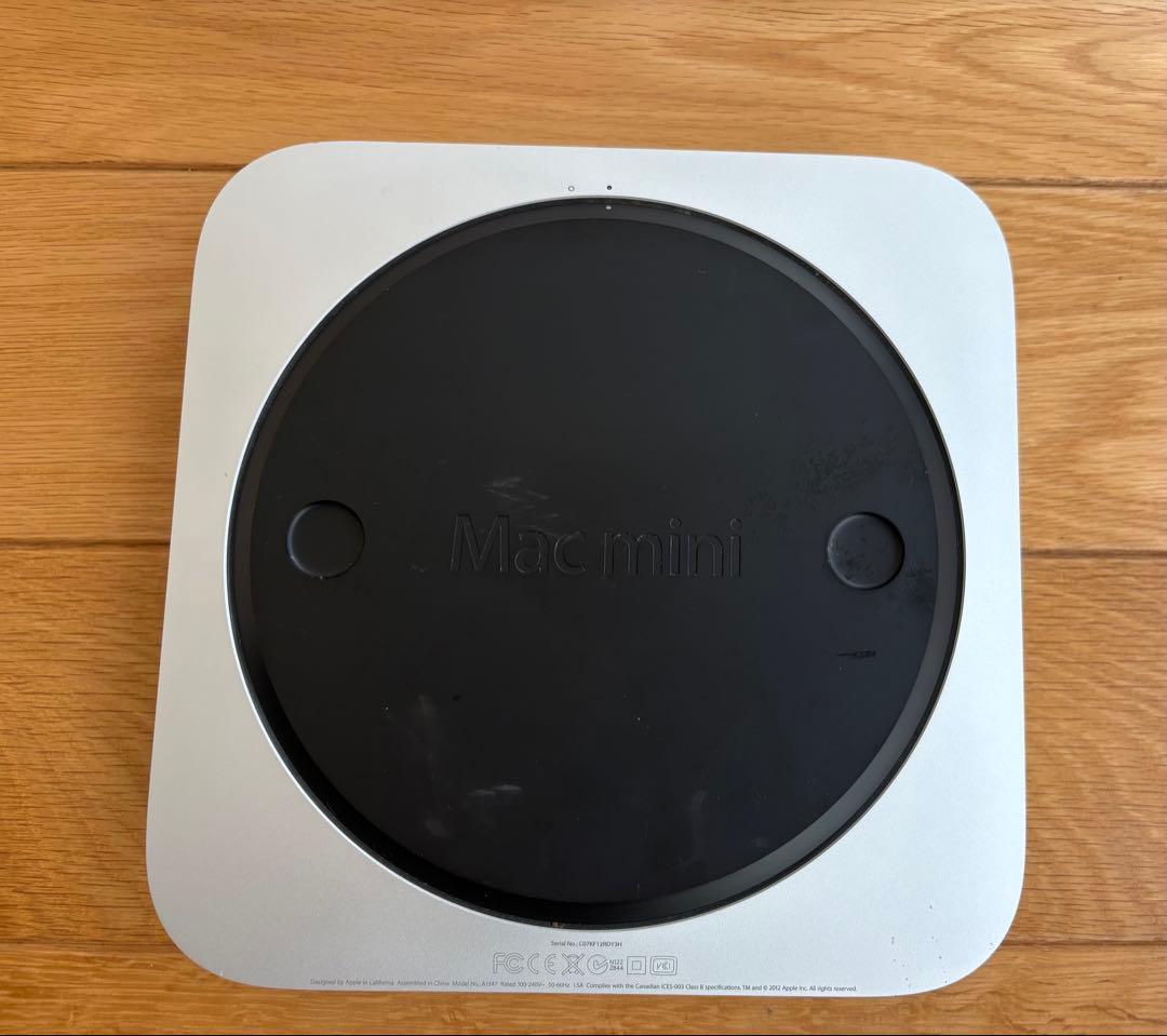 ミニPC Mac mini Late-2012 Core_i7 2.6GHz 16GB