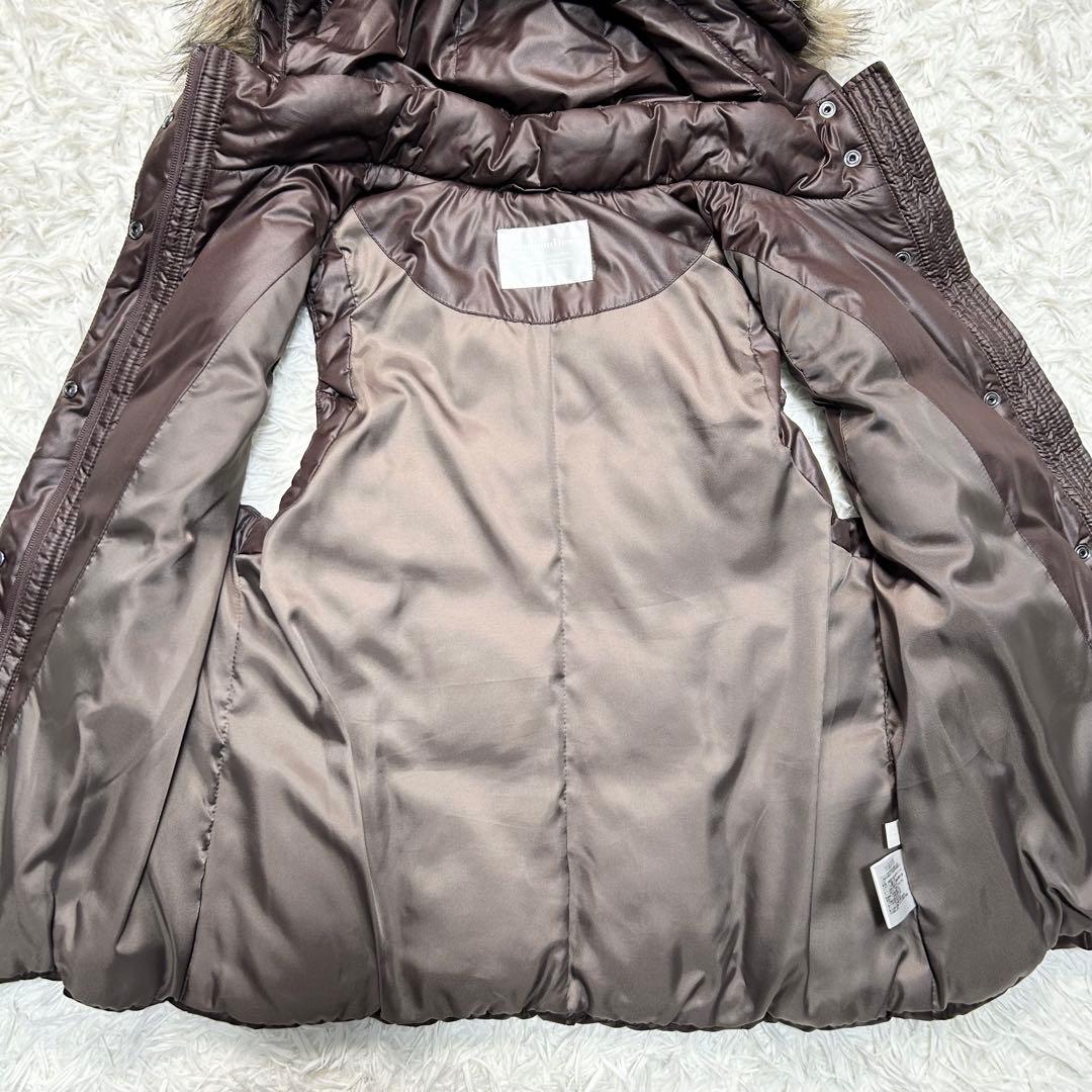 y2k グランジ お兄系 OLD UNIQLO ダウンベスト ファー 茶色