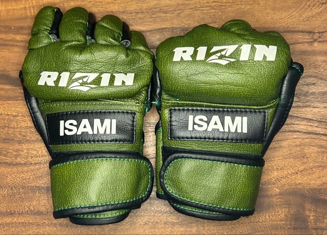 ISAMI RIZIN オープンフィンガーグローブ
