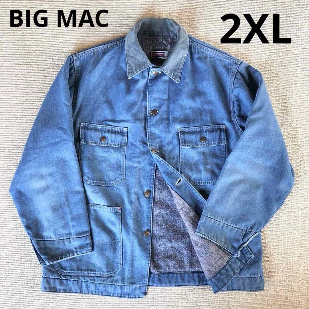 2XL相当 BIG MAC ビッグマック デニムカバーオール ブランケット