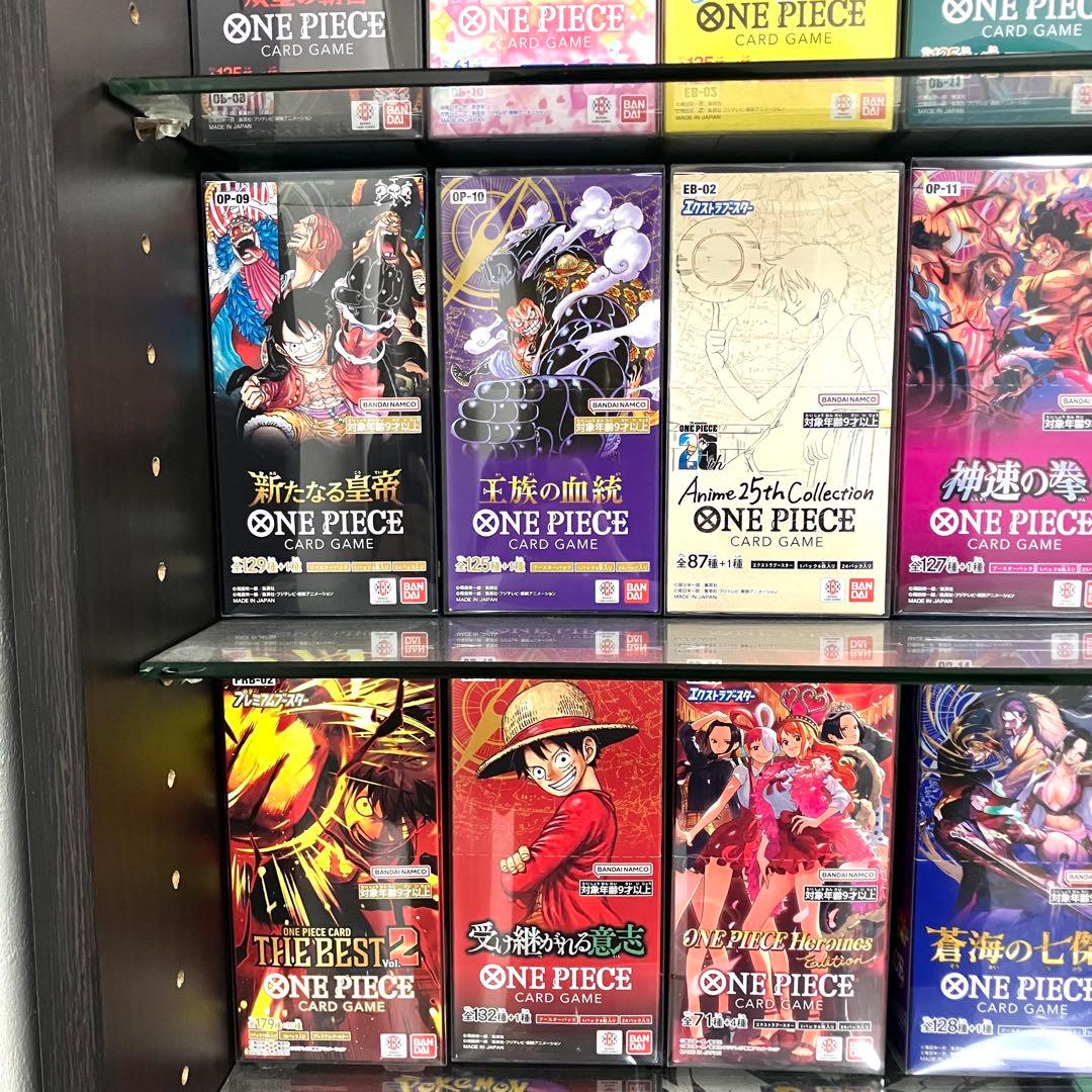 ワンピースカードBOX まとめ売り テープ付き新品未開封BOX 初版