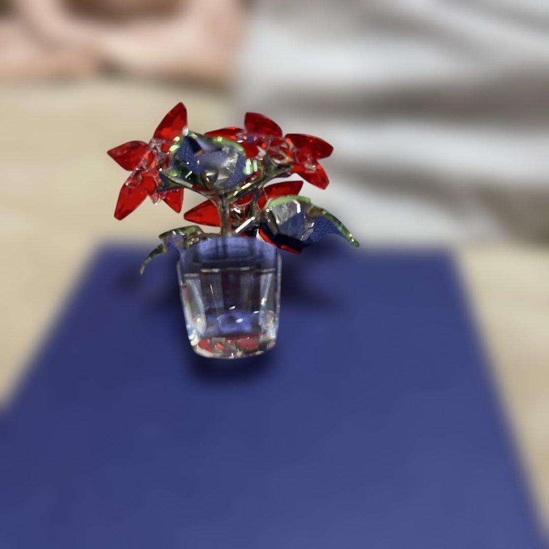 kenji.m　SWAROVSKI ポインセチア