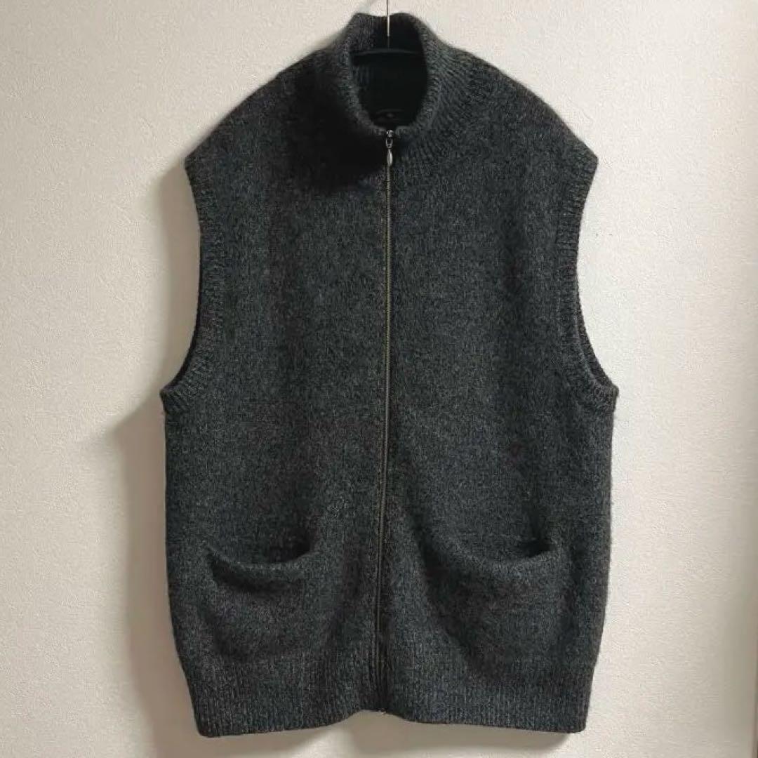 トップス MAATEE&SONS HALF JIP SWEATER VEST