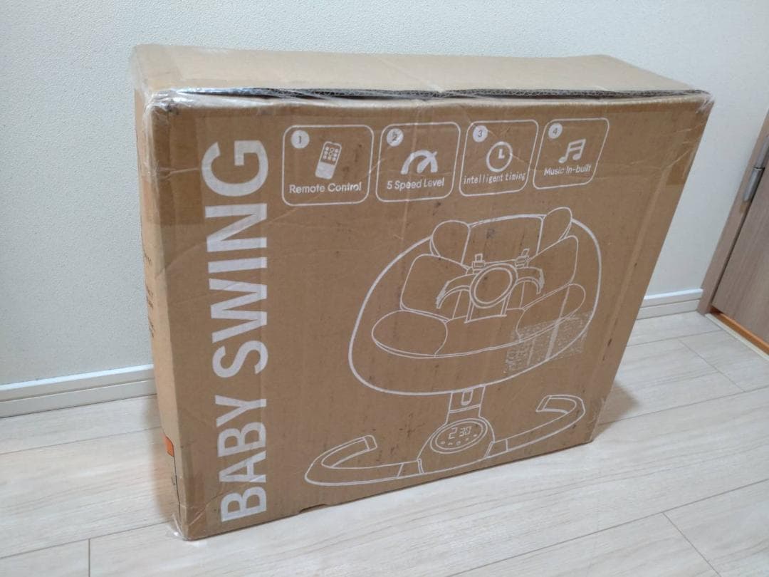 バウンサー 電動 ロッキングチェア 音楽再生機能付き オートスイング リクライニ