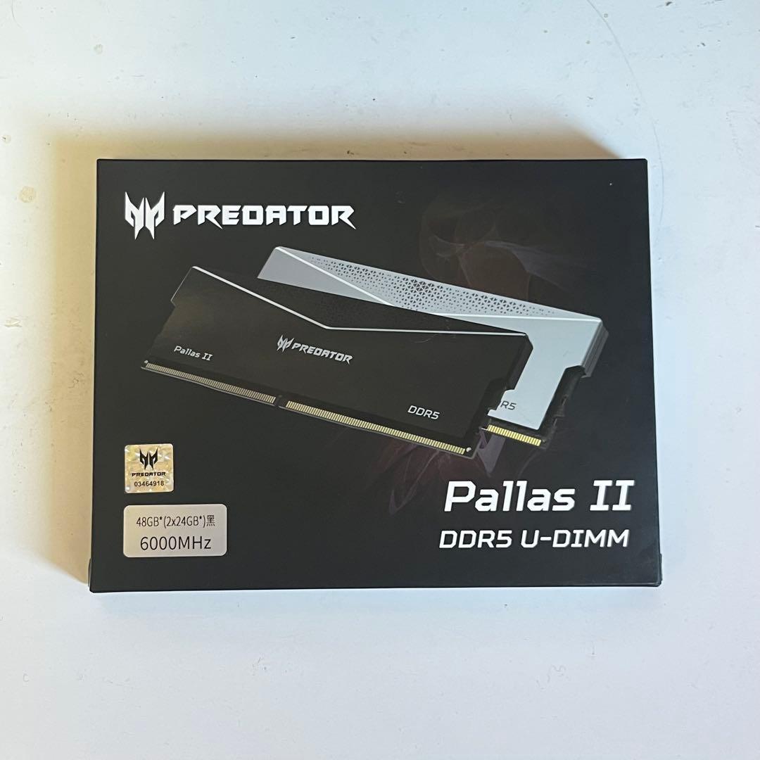 Predator DDR5 48GB(2×24GB) 6000MHz