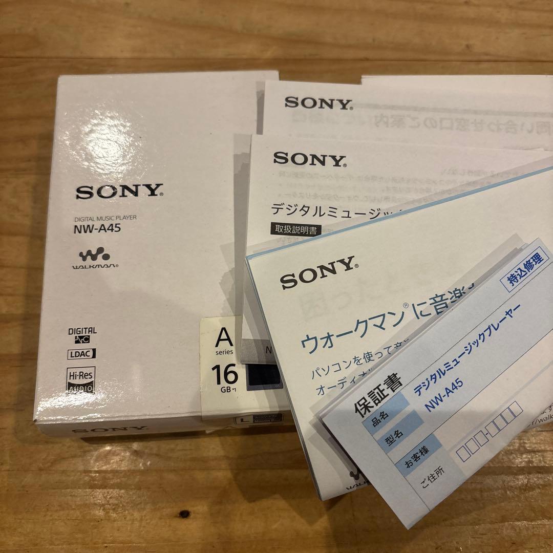 SONYウォークマンNW-A45外箱有り
