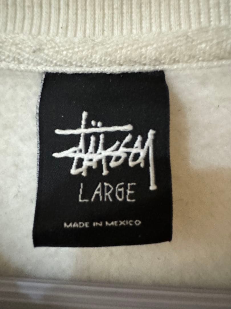 【希少デザイン】00s STUSSY ワールドツアー スウェットL ストリート