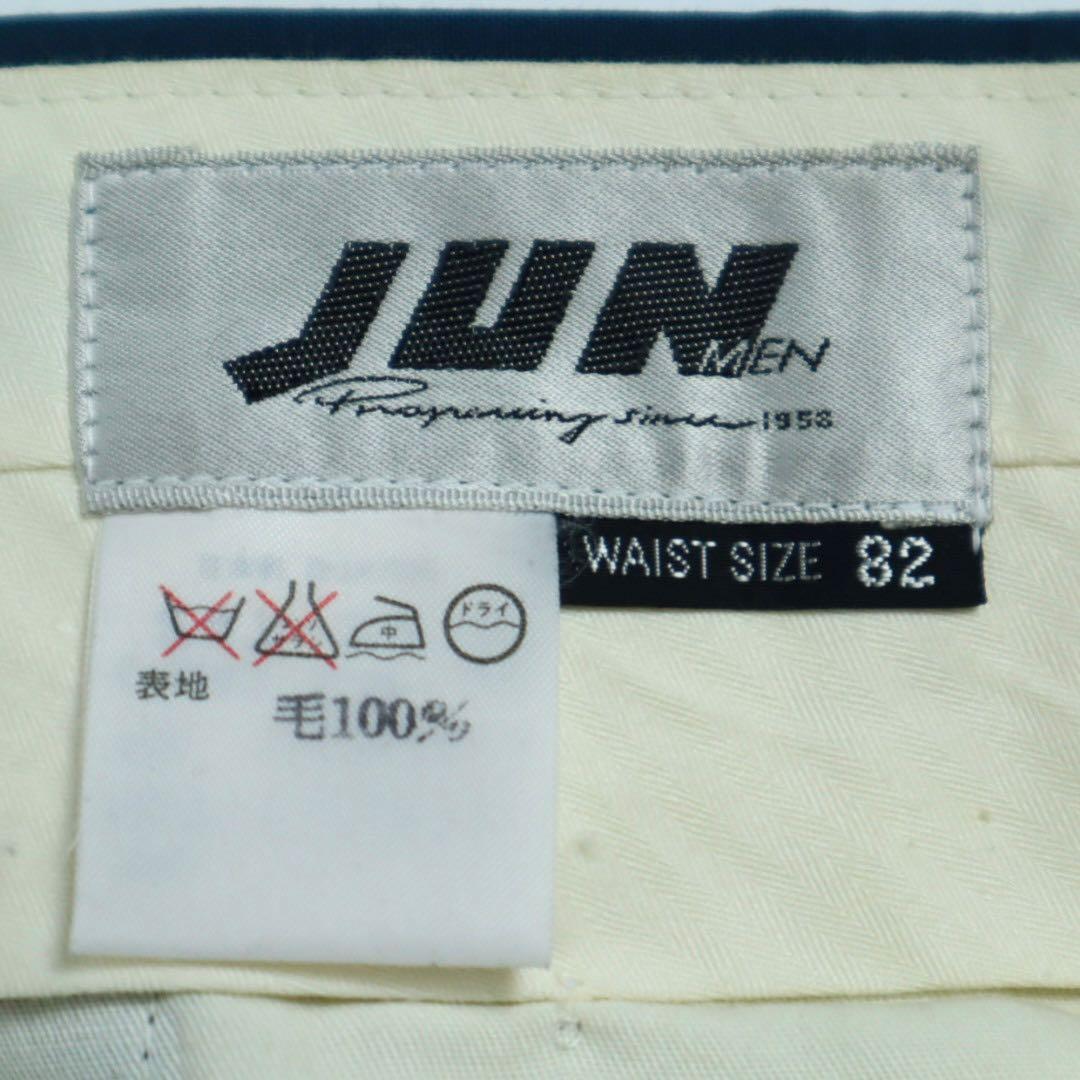 Vintage 80s 90s JUNMEN ダブル セットアップ ピンズ 水色