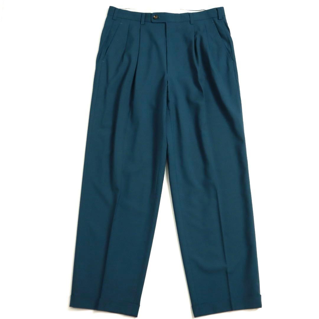 Vintage 80s 90s JUNMEN ダブル セットアップ ピンズ 水色