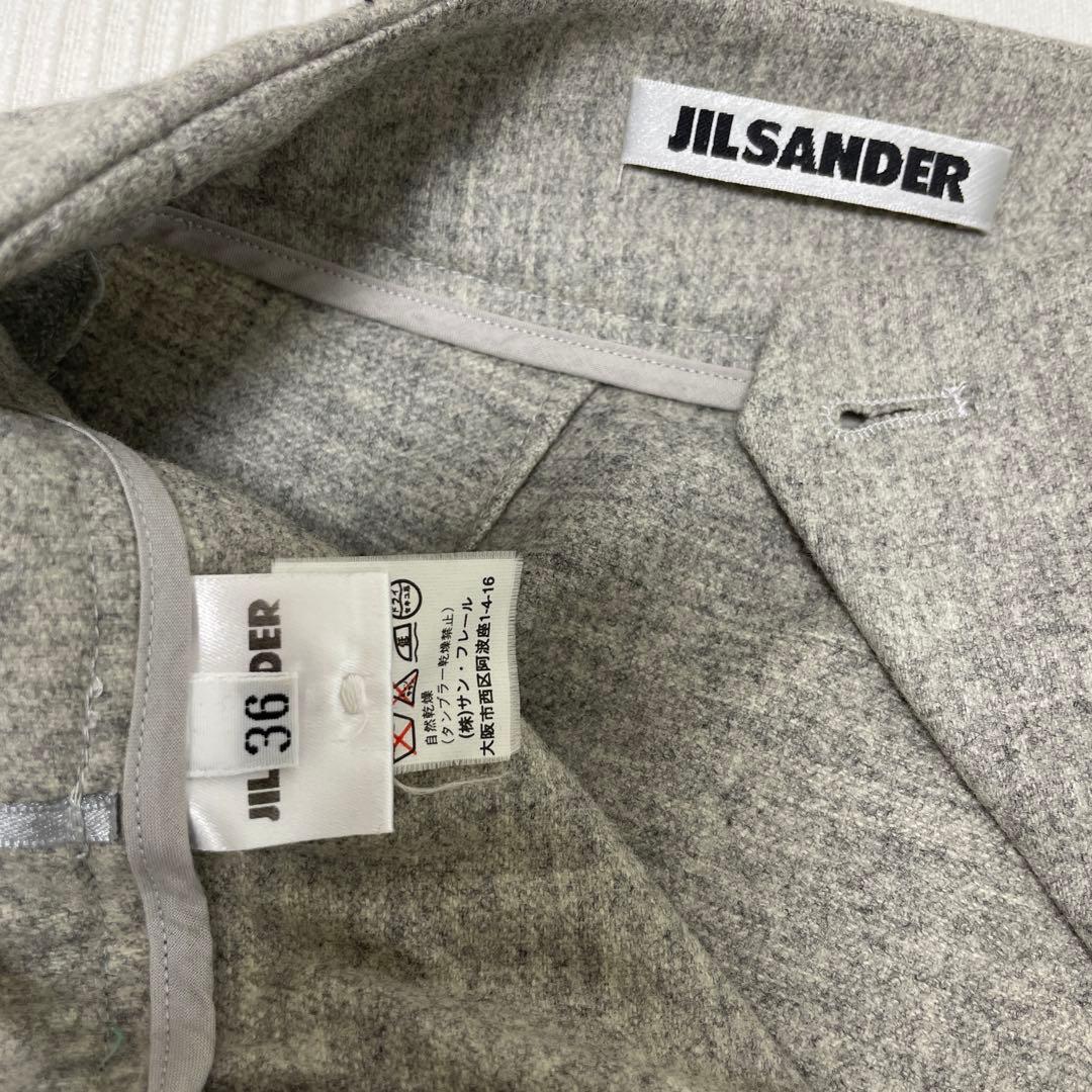 JIL SANDER グレー ハーフパンツ 36