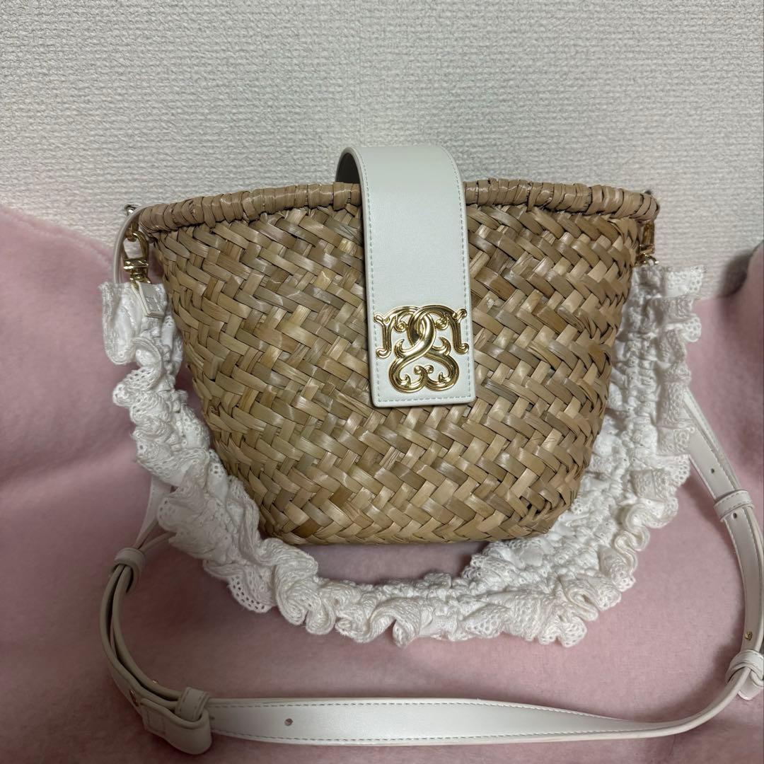 snidel コットンショルダーブレードバッグ