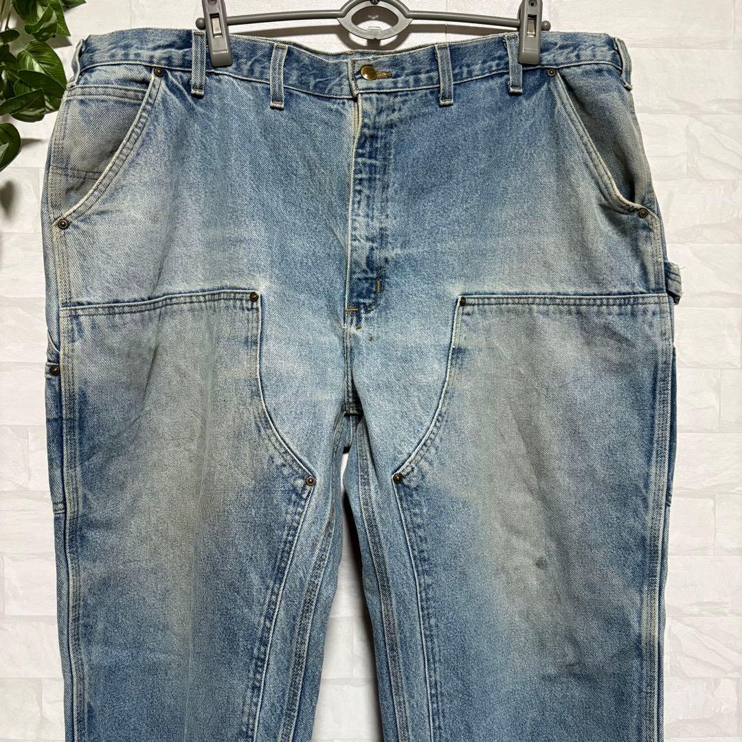 【希少】00s Carhartt ダブルニーデニムペインターパンツW44 L30